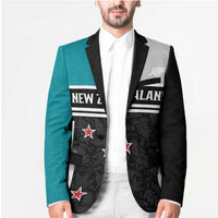 Custom NZ Cricket Pride Blazer Silver Fern Fan Supporter Apparel - Polynesian Pride