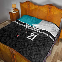 Custom NZ Cricket Pride Quilt Silver Fern Fan Supporter Apparel - Polynesian Pride