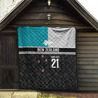 Custom NZ Cricket Pride Quilt Silver Fern Fan Supporter Apparel - Polynesian Pride