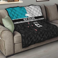 Custom NZ Cricket Pride Quilt Silver Fern Fan Supporter Apparel - Polynesian Pride