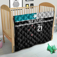 Custom NZ Cricket Pride Quilt Silver Fern Fan Supporter Apparel - Polynesian Pride