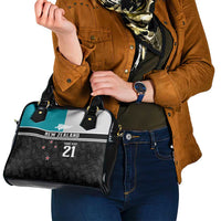 Custom NZ Cricket Pride Shoulder Handbag Silver Fern Fan Supporter Apparel - Polynesian Pride