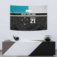 Custom NZ Cricket Pride Tapestry Silver Fern Fan Supporter Apparel - Polynesian Pride