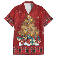 Funny Kiwi Bird Xmas Tree Family Matching Mermaid Dress and Hawaiian Shirt New Zealand Tribal Christmas Spirit - Polynesian Pride