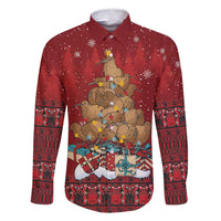 Funny Kiwi Bird Xmas Tree Family Matching Summer Maxi Dress and Hawaiian Shirt New Zealand Tribal Christmas Spirit - Polynesian Pride