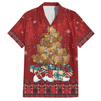 Funny Kiwi Bird Xmas Tree Family Matching Tank Maxi Dress and Hawaiian Shirt New Zealand Tribal Christmas Spirit - Polynesian Pride