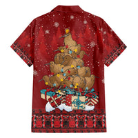 Funny Kiwi Bird Xmas Tree Hawaiian Shirt New Zealand Tribal Christmas Spirit - Polynesian Pride