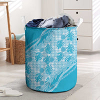 Hawaii Breadfruit Palaka Laundry Basket Polu Maile Lei - Polynesian Pride