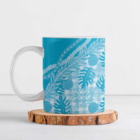 Hawaii Breadfruit Palaka Ceramic Mug Polu Maile Lei - Polynesian Pride