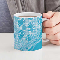 Hawaii Breadfruit Palaka Ceramic Mug Polu Maile Lei - Polynesian Pride
