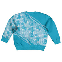 Hawaii Breadfruit Palaka Kid Ugly Christmas Sweater Polu Maile Lei - Polynesian Pride