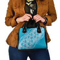 Hawaii Breadfruit Palaka Shoulder Handbag Polu Maile Lei - Polynesian Pride