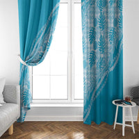 Hawaii Breadfruit Palaka Window Curtain Polu Maile Lei - Polynesian Pride