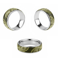 Hawaii Breadfruit Palaka Classic Ring Omaomao Maile Lei - Polynesian Pride