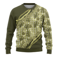 Hawaii Breadfruit Palaka Ugly Christmas Sweater Omaomao Maile Lei - Polynesian Pride