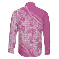 Hawaii Breadfruit Palaka Family Matching Off Shoulder Short Dress and Hawaiian Shirt Omaomao Ulaula Maile Lei - Polynesian Pride