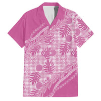 Hawaii Breadfruit Palaka Family Matching Tank Maxi Dress and Hawaiian Shirt Omaomao Ulaula Maile Lei - Polynesian Pride