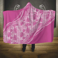 Hawaii Breadfruit Palaka Hooded Blanket Omaomao Ulaula Maile Lei - Polynesian Pride