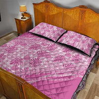 Hawaii Breadfruit Palaka Quilt Bed Set Omaomao Ulaula Maile Lei - Polynesian Pride