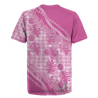Hawaii Breadfruit Palaka Rugby Jersey Omaomao Ulaula Maile Lei - Polynesian Pride