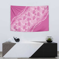 Hawaii Breadfruit Palaka Tapestry Omaomao Ulaula Maile Lei - Polynesian Pride