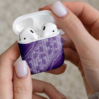 Hawaii Breadfruit Palaka AirPods Case Poni Maile Lei - Polynesian Pride