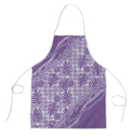 Hawaii Breadfruit Palaka Apron Poni Maile Lei - Polynesian Pride
