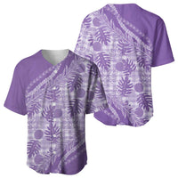 Hawaii Breadfruit Palaka Baseball Jersey Poni Maile Lei - Polynesian Pride