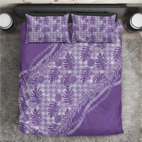 Hawaii Breadfruit Palaka Bedding Set Poni Maile Lei - Polynesian Pride