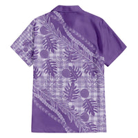 Hawaii Breadfruit Palaka Family Matching Long Sleeve Bodycon Dress and Hawaiian Shirt Poni Maile Lei - Polynesian Pride