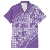 Hawaii Breadfruit Palaka Family Matching Summer Maxi Dress and Hawaiian Shirt Poni Maile Lei - Polynesian Pride