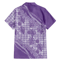 Hawaii Breadfruit Palaka Family Matching Tank Maxi Dress and Hawaiian Shirt Poni Maile Lei - Polynesian Pride