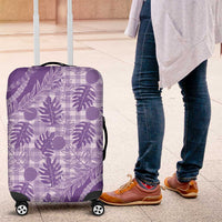 Hawaii Breadfruit Palaka Luggage Cover Poni Maile Lei - Polynesian Pride