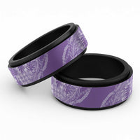 Hawaii Breadfruit Palaka Spinner Ring Poni Maile Lei - Polynesian Pride