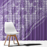 Hawaii Breadfruit Palaka Window Curtain Poni Maile Lei - Polynesian Pride