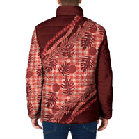 Hawaii Breadfruit Palaka Padded Jacket Ulaula Maile Lei - Polynesian Pride