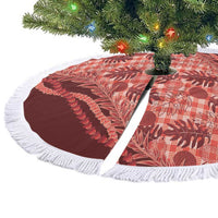 Hawaii Breadfruit Palaka Tree Skirt Ulaula Maile Lei - Polynesian Pride