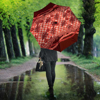 Hawaii Breadfruit Palaka Umbrella Ulaula Maile Lei - Polynesian Pride