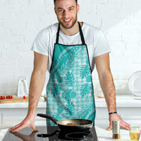 Hawaii Breadfruit Palaka Apron Polu Opal Maile Lei - Polynesian Pride