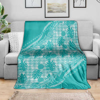 Hawaii Breadfruit Palaka Blanket Polu Opal Maile Lei - Polynesian Pride