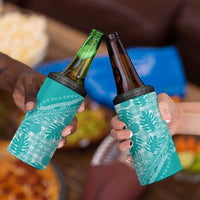 Hawaii Breadfruit Palaka 4 in 1 Can Cooler Tumbler Polu Opal Maile Lei - Polynesian Pride