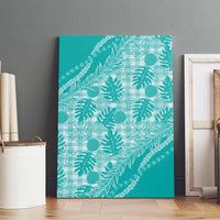 Hawaii Breadfruit Palaka Canvas Wall Art Polu Opal Maile Lei - Polynesian Pride