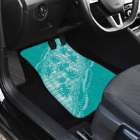 Hawaii Breadfruit Palaka Car Mats Polu Opal Maile Lei - Polynesian Pride