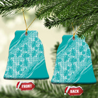 Hawaii Breadfruit Palaka Ceramic Ornament Polu Opal Maile Lei - Polynesian Pride