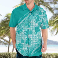 Hawaii Breadfruit Palaka Hawaiian Shirt Polu Opal Maile Lei - Polynesian Pride