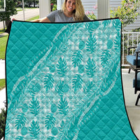 Hawaii Breadfruit Palaka Quilt Polu Opal Maile Lei - Polynesian Pride