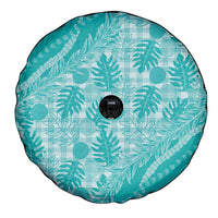 Hawaii Breadfruit Palaka Spare Tire Cover Polu Opal Maile Lei - Polynesian Pride