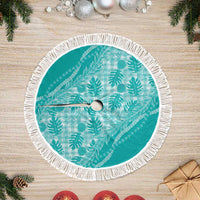 Hawaii Breadfruit Palaka Tree Skirt Polu Opal Maile Lei - Polynesian Pride