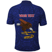 American Samoa Heart Tribal Personalized Polo Shirt Polynesian Patterns