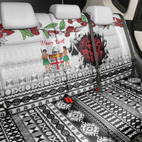 Fiji Heart Tribal Personalised Back Car Seat Cover Polynesian Patterns